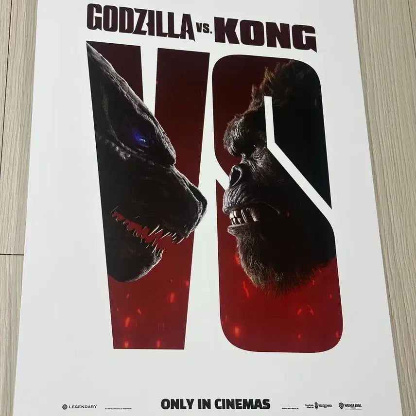 [BUNJANG] Godzilla vs. Kong Movie Poster (A3) / [전용박스포장]영화 고질라 콩 포스터(A3)