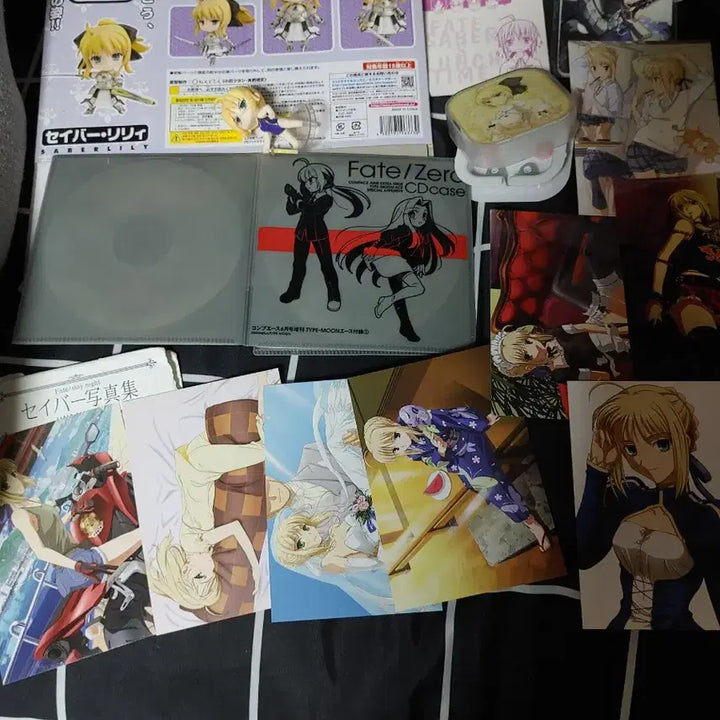 [BUNJANG] Fate/Zero Saber Goods Set / 페이트스테이나이트 제로 세이버굿즈 희귀 굿즈세트판매