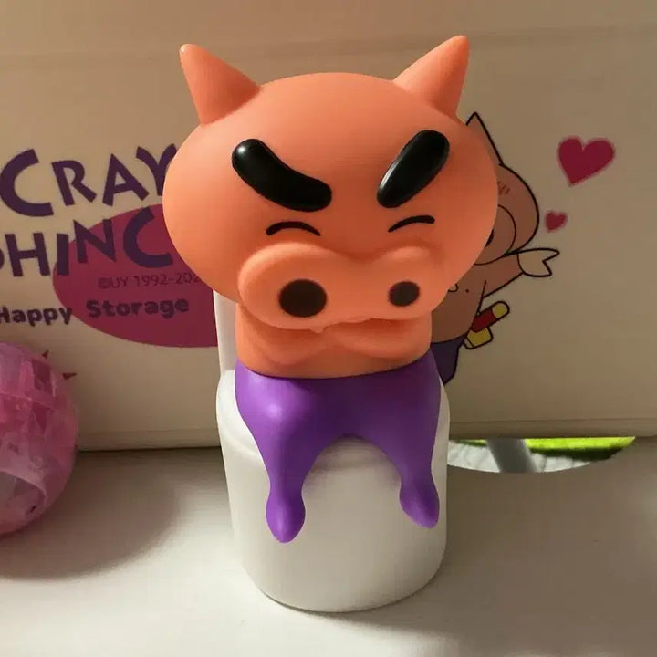 [BUNJANG] Crayon Shin-chan Buriburi Monster Toilet Night Light / 짱구는 못말려 부리부리몬 변기 무드등 판매합니다