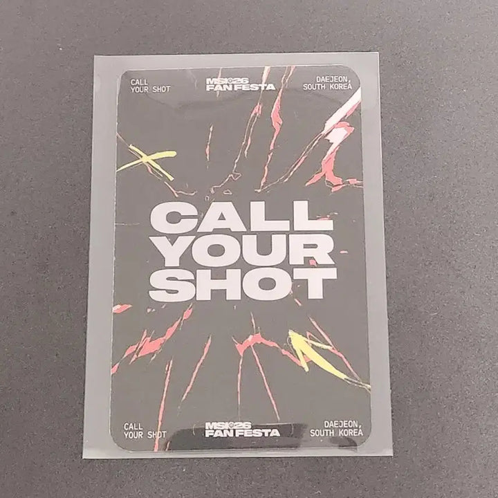 [BUNJANG] MSI Fes Call Your Shot Faker Photocard / msi 페스타 - call your shot 페이커 포토카드