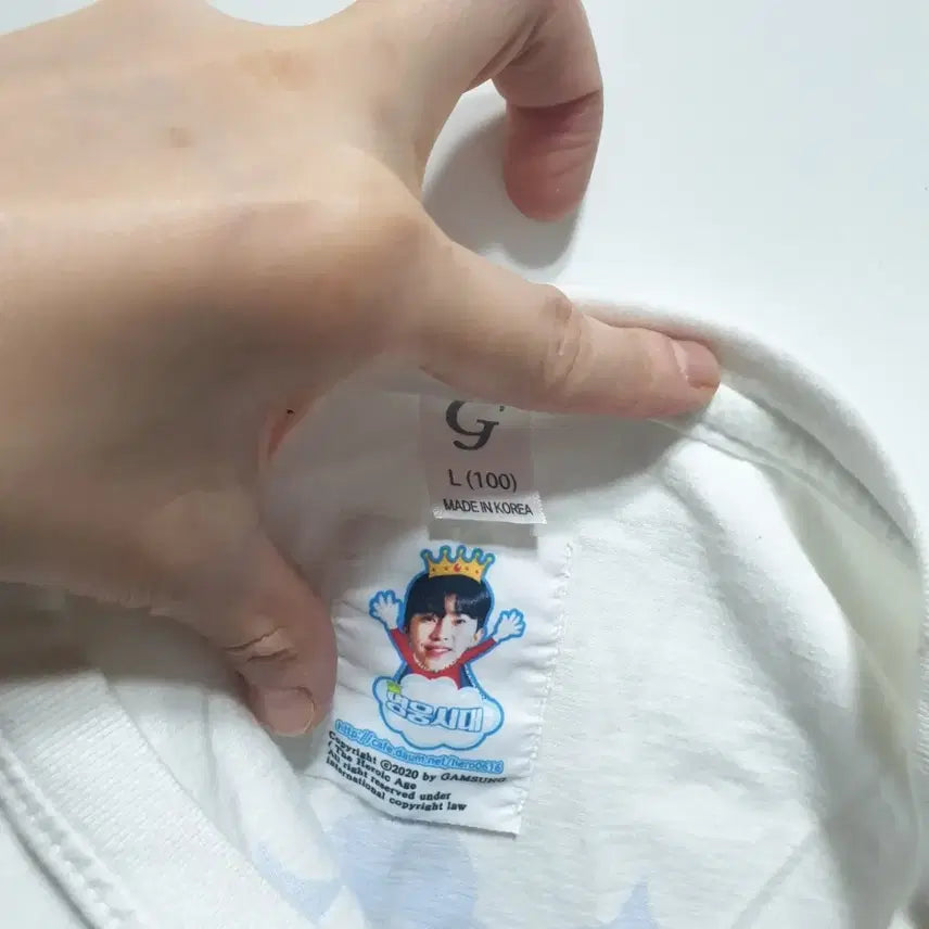 [BUNJANG] Im Young Woong Hero T-Shirt White L (95) / 임영웅 히어로 반팔티95