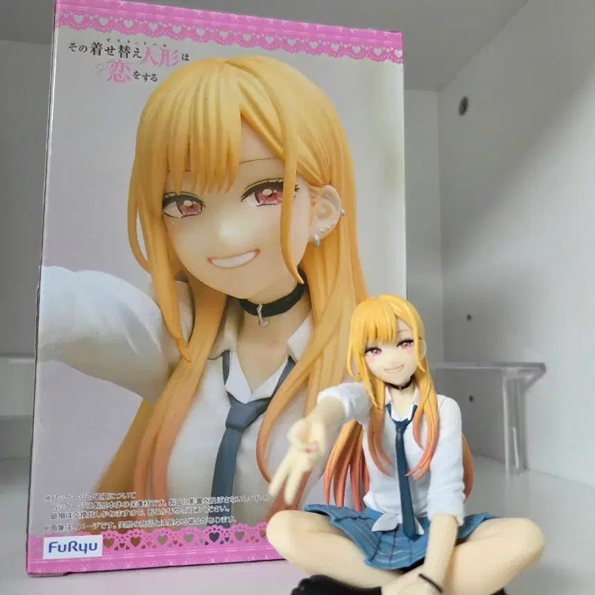 [BUNJANG] My Dress-Up Darling Marin Kitagawa Noodle Stopper Figure (School Uniform) / 비스크돌 그비돌 키타가와 마린 누들스토퍼 교복 피규어