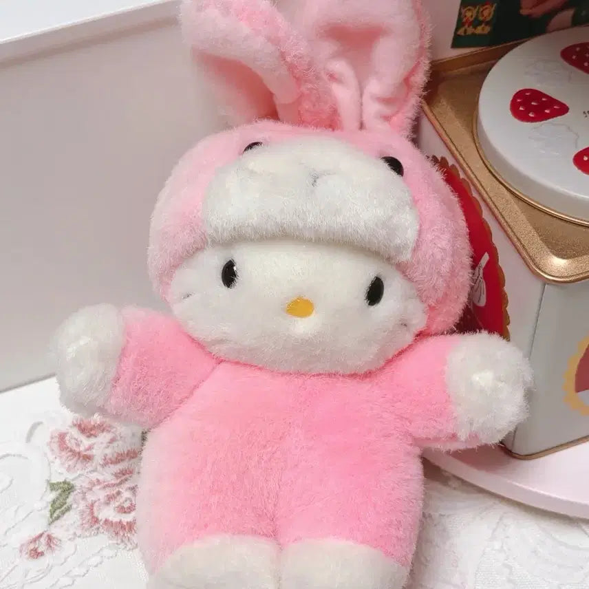 [BUNJANG] Classic 12 Zodiac Rabbit Kitty Hooded Doll / 고전 십이간지 토끼 키티 후드 인형