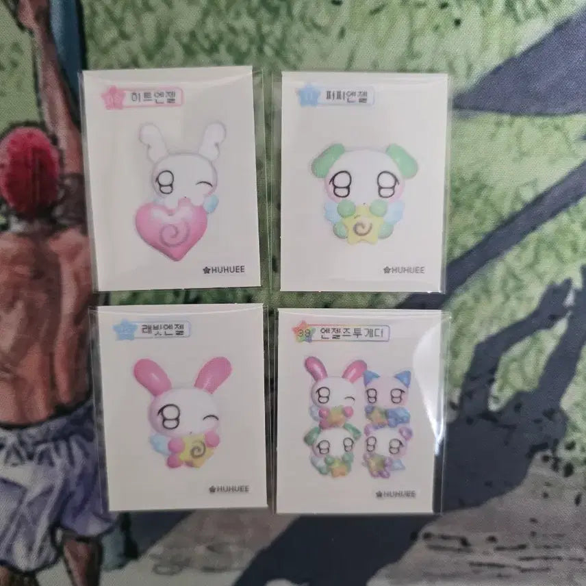 [BUNJANG] HooHooi Stickers Set / 후후이 띠부씰...08번,11번,12번,39번 엔젤즈 투게더(히든)판매
