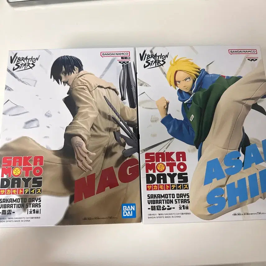 [BUNJANG] Sakamoto Days Nagumo Shin Sealed Figure Bundle Set / 미개봉 일괄 바이브레이션 스타즈 사카모토데이즈 사카데이 나구모 신 피규어