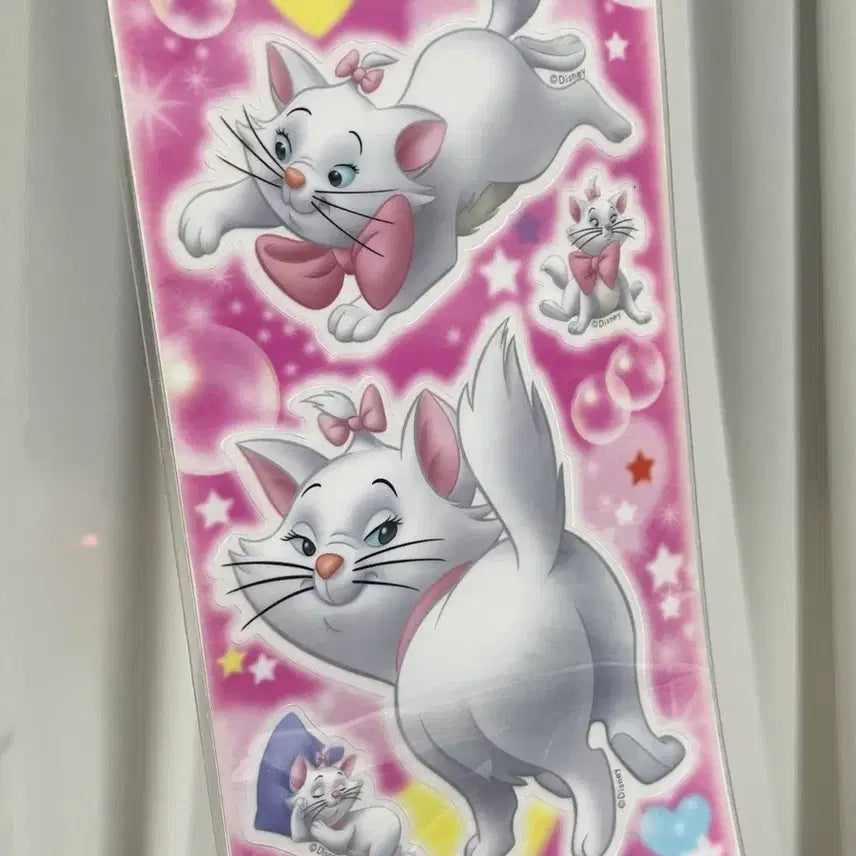 [BUNJANG] Vintage Disney Marie Art Stickers / 고전) 디즈니아트스티커(마리)