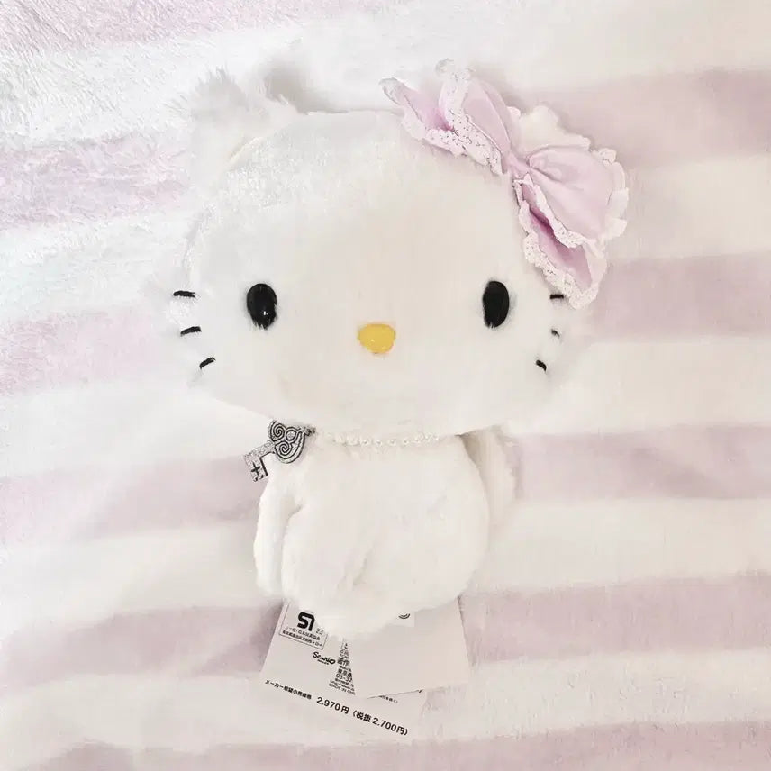[BUNJANG] Sanrio Heisei Ribbon Charmmy Kitty Plush Medium Doll Hello Kitty My Melody / 산리오 헤이세이 리본 챠미키티 누이 중형 인형 헬로키티 마이멜로디