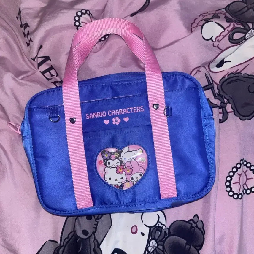 [BUNJANG] Hello Kitty Gyaru School Bag Pouch / 키티 갸루 오네갸루 히메갸루 산리오 스쿨백 파우치