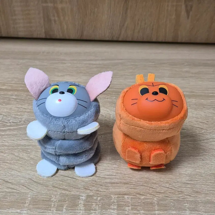 [BUNJANG] Tom and Jerry Moving Doll Keychain Set / 톰과 제리 움직이는 인형 키링 2종 세트