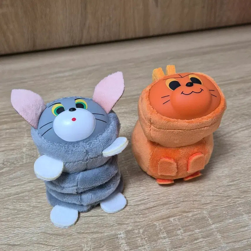 [BUNJANG] Tom and Jerry Moving Doll Keychain Set / 톰과 제리 움직이는 인형 키링 2종 세트