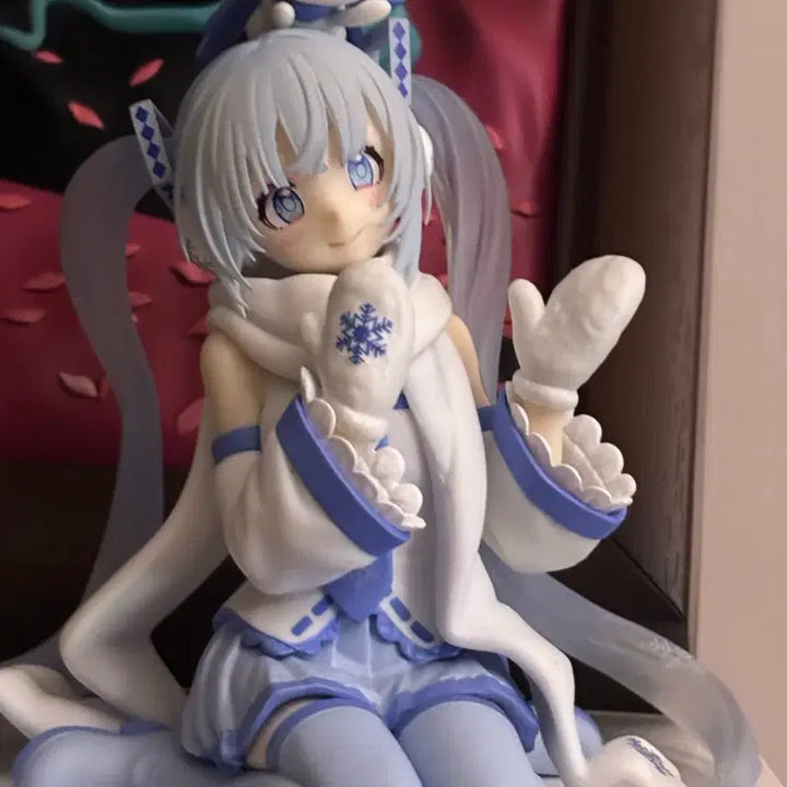 [BUNJANG] Hatsune Miku Yukimiku Noodle Stopper Figure / 하츠네 미쿠 유키미쿠 누들스토퍼