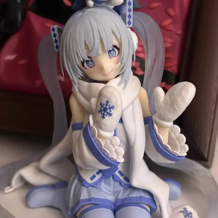 [BUNJANG] Hatsune Miku Yukimiku Noodle Stopper Figure / 하츠네 미쿠 유키미쿠 누들스토퍼