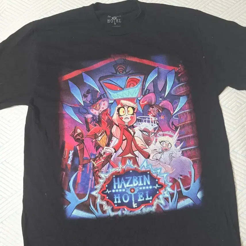 [BUNJANG] Hazbin Hotel Season 2 Short Sleeve T-Shirt / 해즈빈 호텔 공식 시즌2 반팔 티셔츠