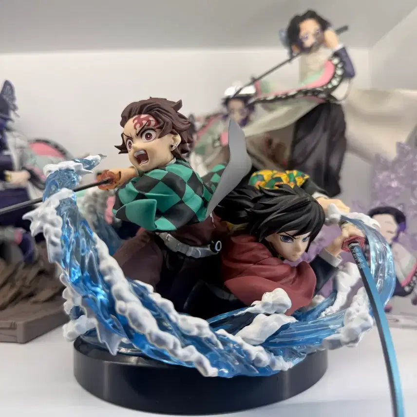 [BUNJANG] Demon Slayer: Kimetsu no Yaiba Aniplex Lottery Giyu &amp; Tanjiro Bust Figures / 택포10) 귀멸의칼날 애니플렉스 쿠지 탄지로 기유 a상 택배비무료
