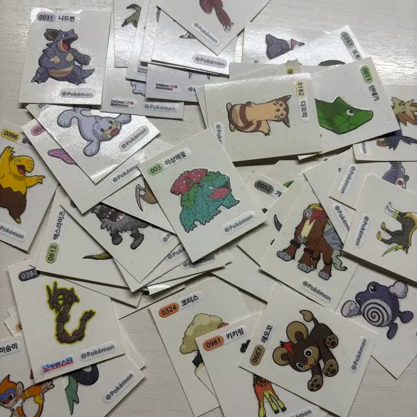 [BUNJANG] Pokemon Sticker Bundle Set / 당일배송! 포켓몬 띠부씰 일괄