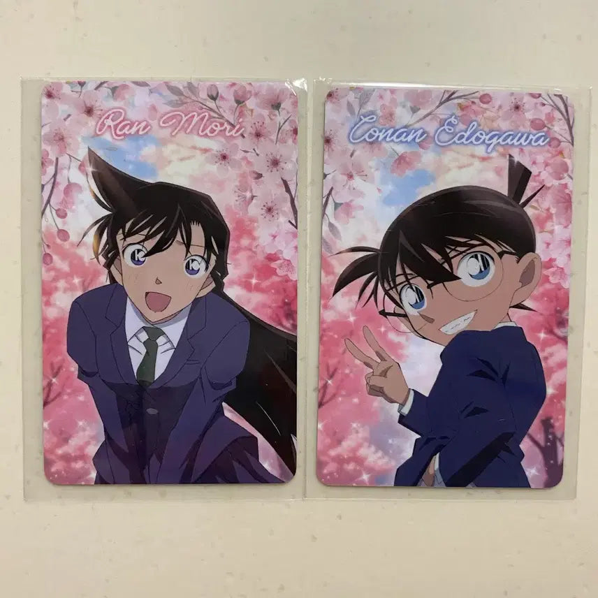 [BUNJANG] Detective Conan Arnuvo Pop-Up Lucky Draw Cards Ran &amp; Conan Bundle Set / [2종일괄] 명탐정코난 아르누보 팝업 럭키드로우 카드 란 코난