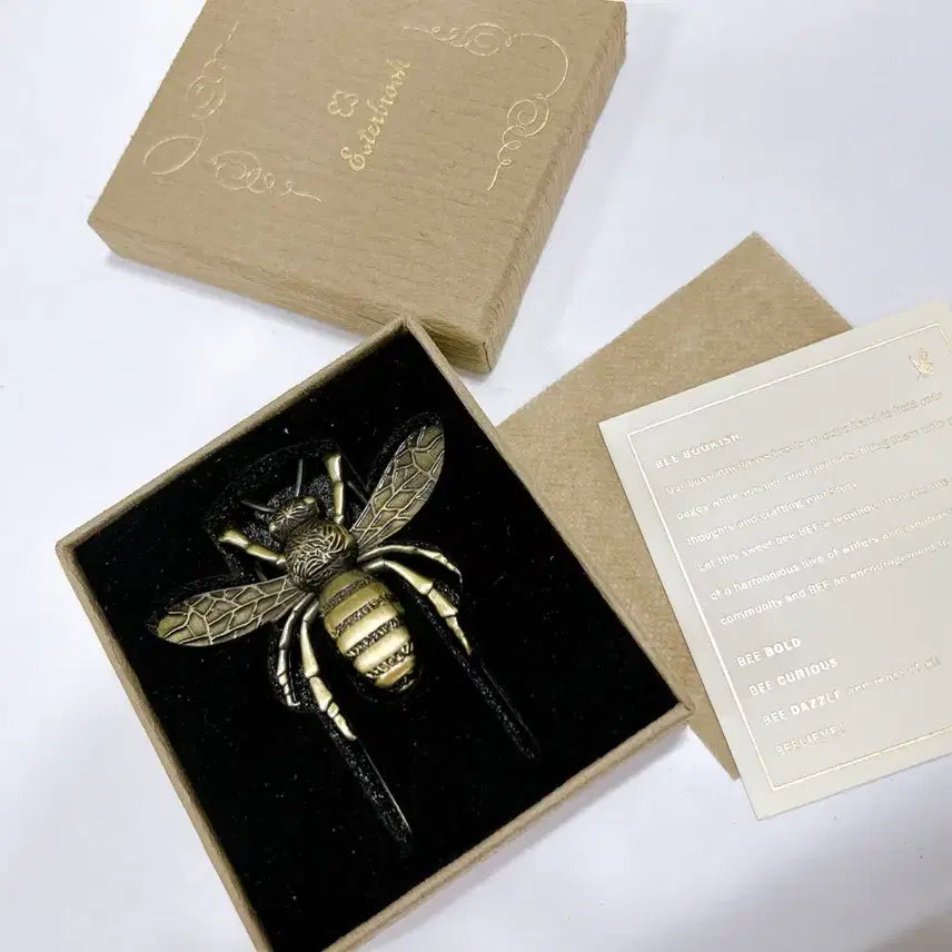 [BUNJANG] Vintage Metal Bee Bookmark / 빈티지 벌 북클립 (새상품) 무료배송