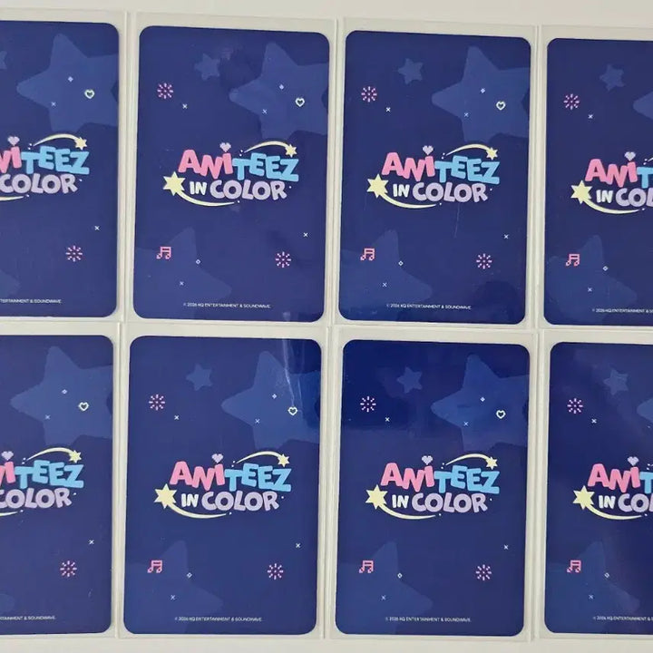 [BUNJANG] ATEEZ ANITEEZ IN COLOR Pop-Up Trading Card Set 3 / 에이티즈 애니티즈 팝업 트레카 3번 랜덤 트레이딩 카드set