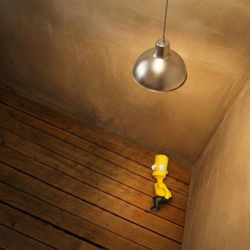 [BUNJANG] Homer Simpson Spring Head Figure - Vintage Toy / 호머심슨 심슨소품 토이빈티지 호머심슨피규어 인형 고전완구 고전장난감UU
