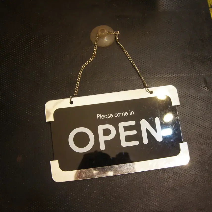 [BUNJANG] Vintage Alert Sign Mini Sign / 알림간판 미니간판 빈티지간판UU