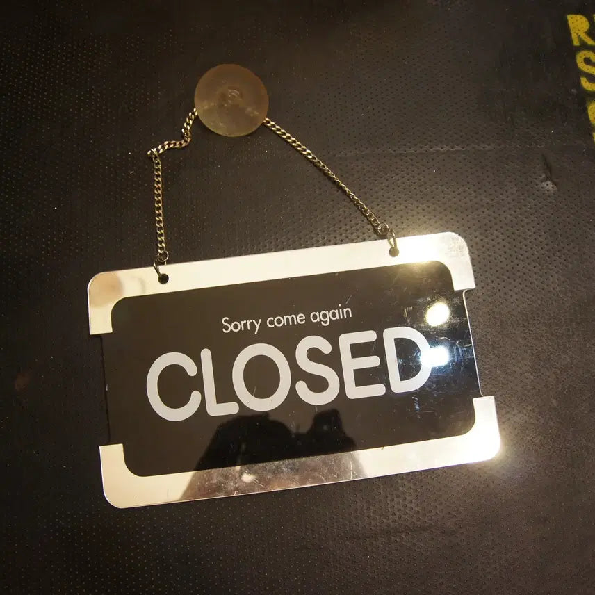 [BUNJANG] Vintage Alert Sign Mini Sign / 알림간판 미니간판 빈티지간판UU