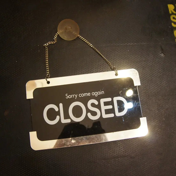 [BUNJANG] Vintage Alert Sign Mini Sign / 알림간판 미니간판 빈티지간판UU
