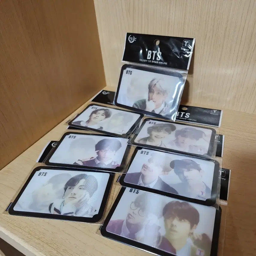 [BUNJANG] BTS Lenticular Transit Card Full Member Set / BTS 교통카드 전멤버 (렌티큘러)