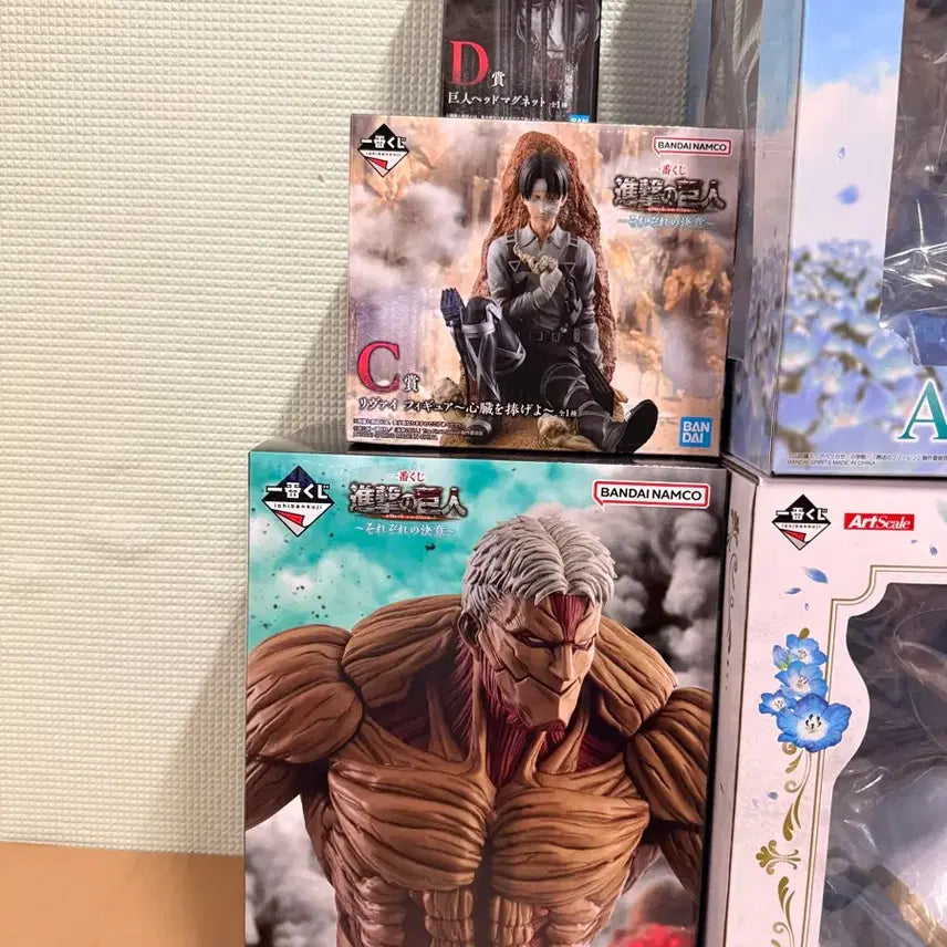 [BUNJANG] Attack on Titan Ichiban Kuji Figures Bundle Set (Sealed) / 미개봉 진격의 거인 제일복권 ACD 택포60 일괄