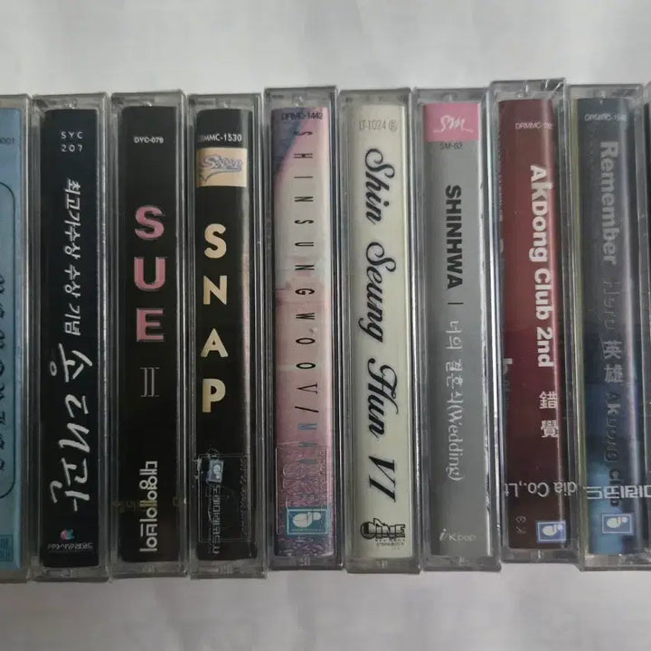 [BUNJANG] K-Pop Sealed Cassette Tape 10-Set / (미개봉) 가요 미개봉 카세트테이프 10종