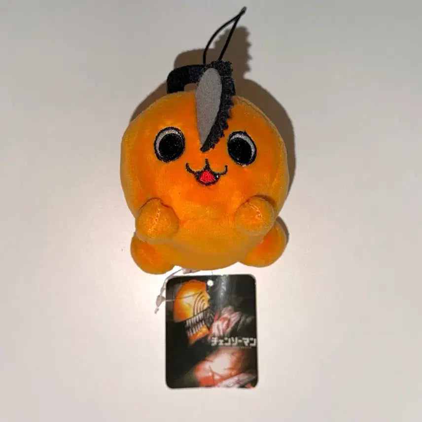 [BUNJANG] Chainsaw Man Pochita Classic Plush Doll Keychain / 체인소맨 포치타 고전 플러시 누이 인형 키링