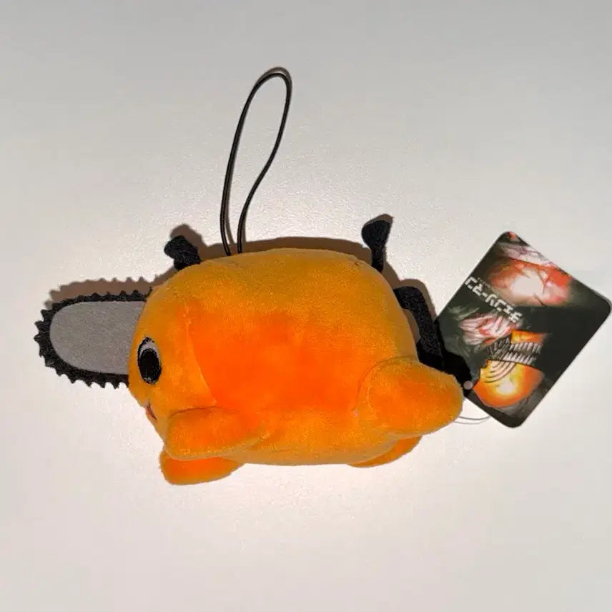 [BUNJANG] Chainsaw Man Pochita Classic Plush Doll Keychain / 체인소맨 포치타 고전 플러시 누이 인형 키링