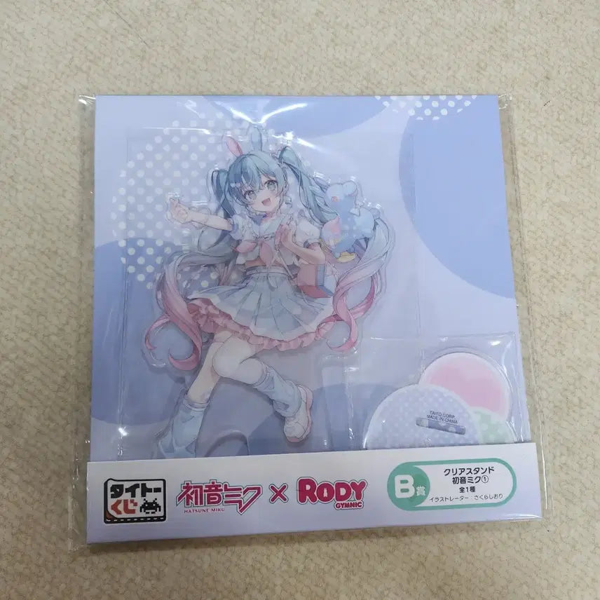 [BUNJANG] Taito Clear Stand Hatsune Miku x Rodi B Prize / 타이토 클리어 스탠드 하츠네미쿠 x 로디 B상