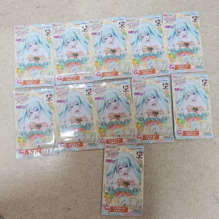 [BUNJANG] Hatsune Miku Clear Card Pack Bundle / 하츠네 미쿠 클리어 카드팩 모음