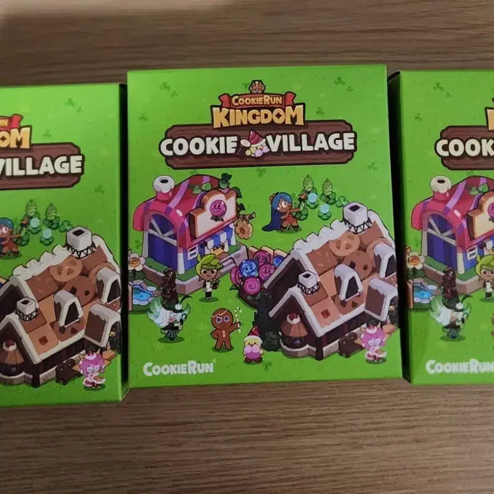 [BUNJANG] Cookie Run Kingdom Cookie Village Figure 3 Box Bundle Set (Sealed) / 쿠키런 킹덤 쿠키빌리지 피규어 미개봉 3박스 일괄