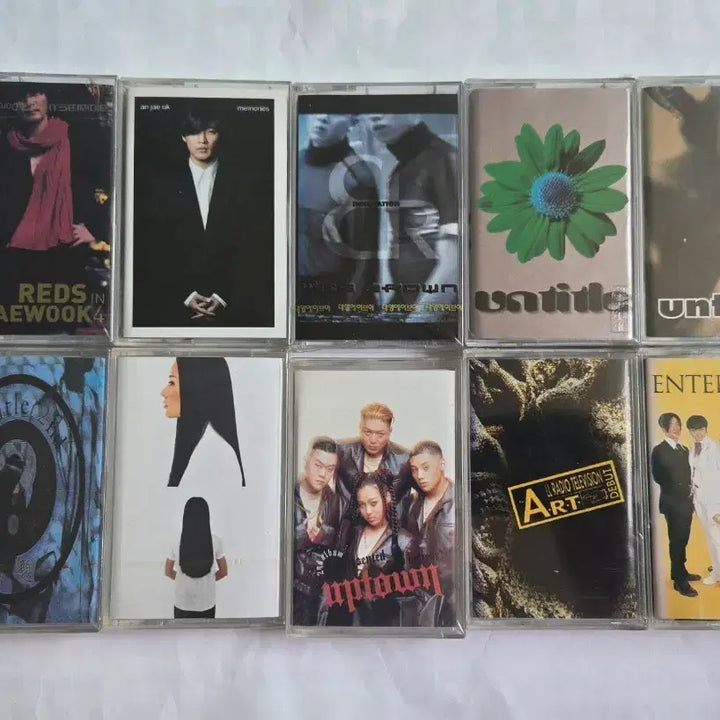 [BUNJANG] Unsealed K-Pop Cassette Tape Set (10 Types) / (미개봉) 가요 미개봉 카세트테이프 10종