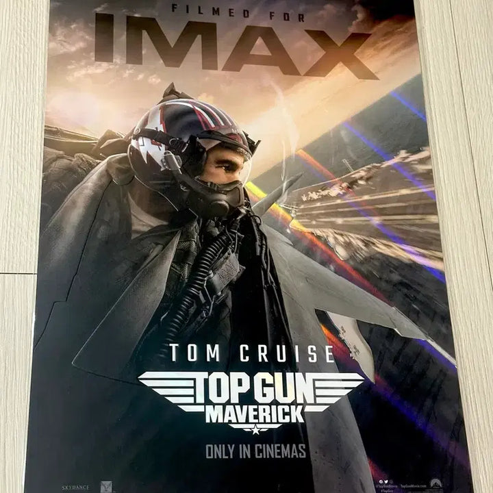 [BUNJANG] Tom Cruise Top Gun Maverick IMAX Poster (A3) / [초희귀한정판]영화 톰크루즈 탑건 매버릭 아이맥스 포스터(A3)