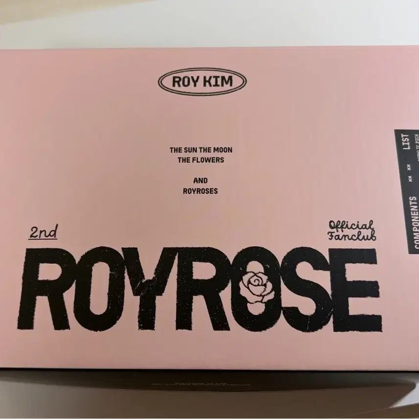 [BUNJANG] Roy Kim Roy Roque 2nd Generation Fanclub Kit / 로이킴 팬클럽 로이로제 2기 팬키트
