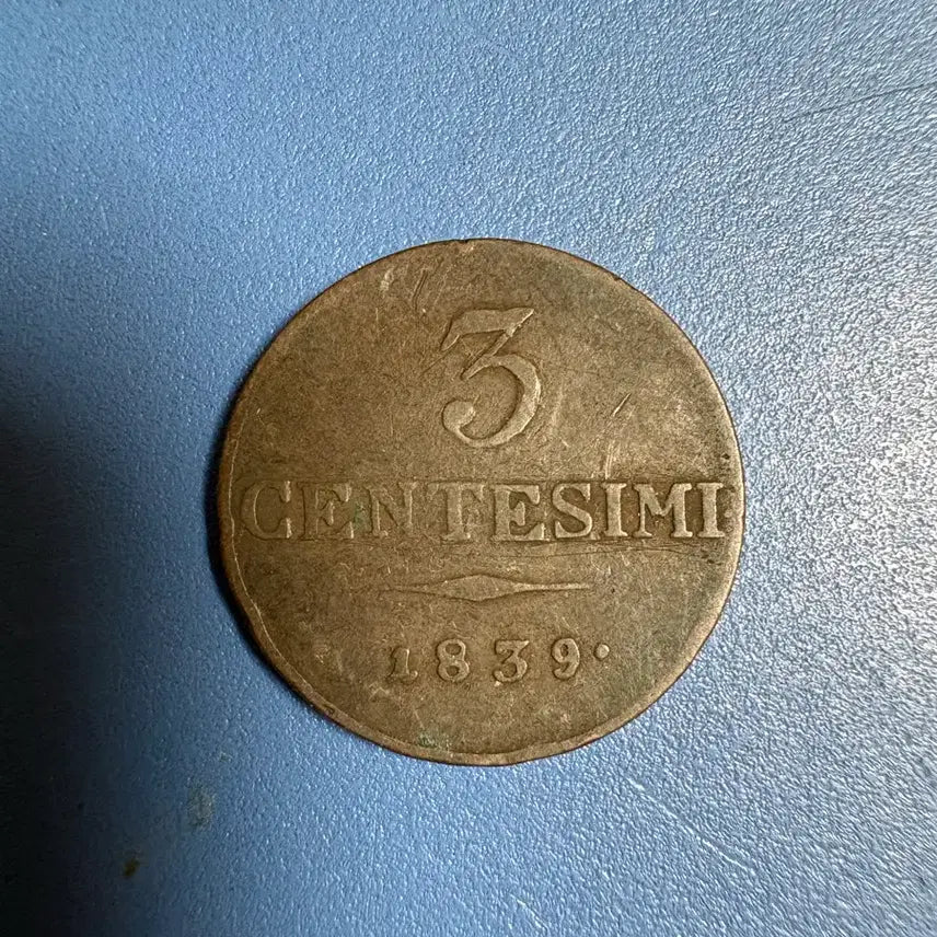 [BUNJANG] Venice 3 Centesimi Coin (1839) / 3 센테시미 베니스 1839년 동전