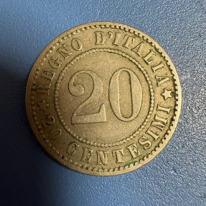 [BUNJANG] Unused Italian 20 Centesimi Coin (1894) / 미사용 이탈리아 20 센태시미 1894년 주화