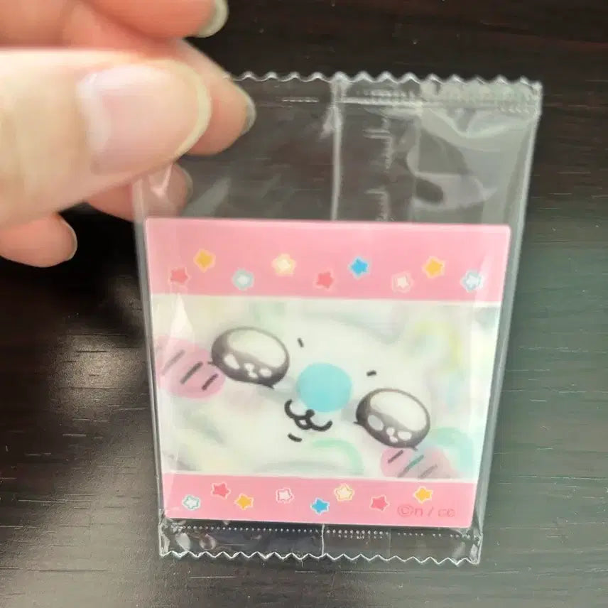 [BUNJANG] Chiikawa Momonga Lenticular Seal Card / (미개봉)치이카와 모몽가 랜티큘러 씰 카드
