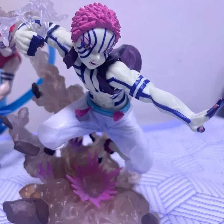 [BUNJANG] Demon Slayer Akaza 2 Types Figure Bundle / [귀멸의 칼날] 아카자 피규어 2종 일괄 판매