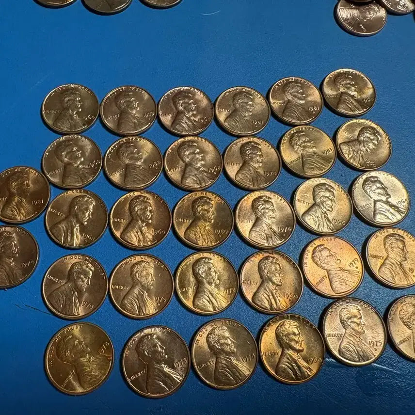 [BUNJANG] Uncirculated Lincoln Penny (1960-1982, Random Date) / 완미사용 링컨 페니 1개 랜덤 데이트 1960~1982년