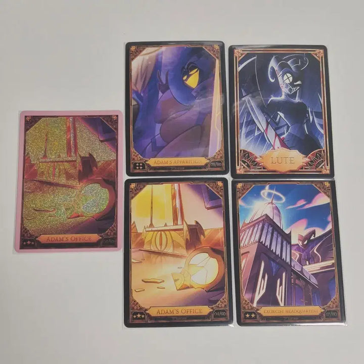 [BUNJANG] Hazbin Hotel Adam Lute Trading Card Set (Foil/Non-Foil) / 판매) 해즈빈호텔 아담 루트 트레이딩 포일 카드 판매