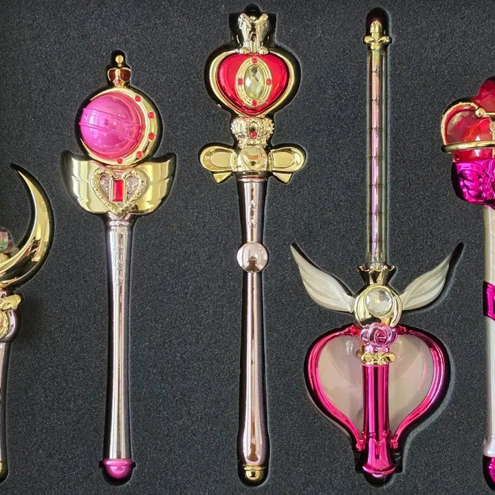 [BUNJANG] Sailor Moon Stick &amp; Rod Moon Prism &amp; Light Up Set / 세일러문 스틱앤롯드 문프리즘&amp;라이트업