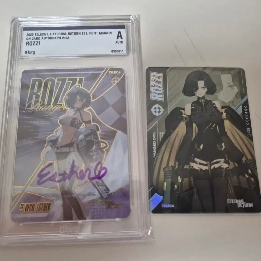 [BUNJANG] Eternal Return Therka Logi Autographed Card / 이터널리턴 테레카 로지 친필 사인카드