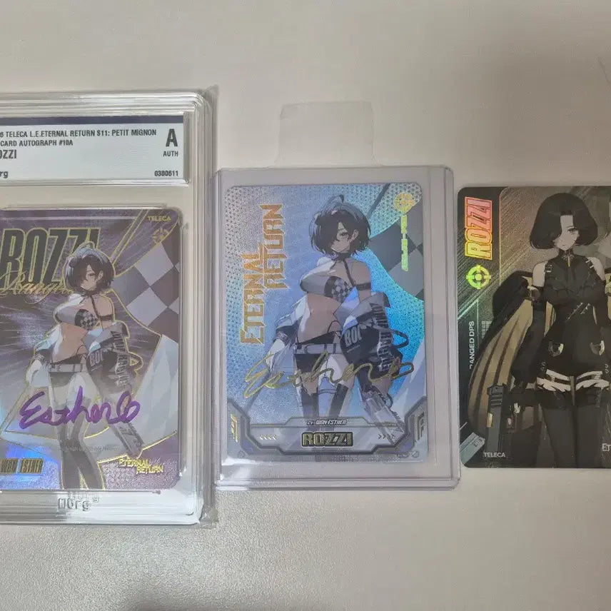 [BUNJANG] Eternal Return Therka Logi Autographed Card / 이터널리턴 테레카 로지 친필 사인카드 세트