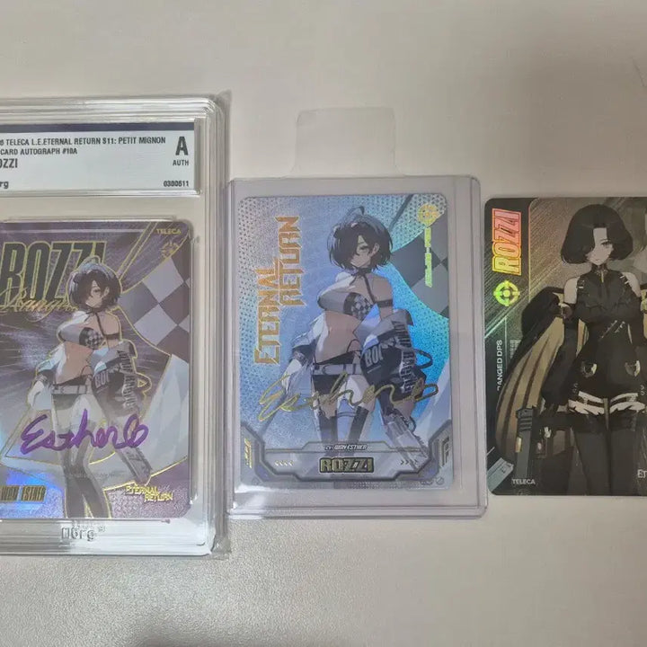 [BUNJANG] Eternal Return Therka Logi Autographed Card / 이터널리턴 테레카 로지 친필 사인카드 세트