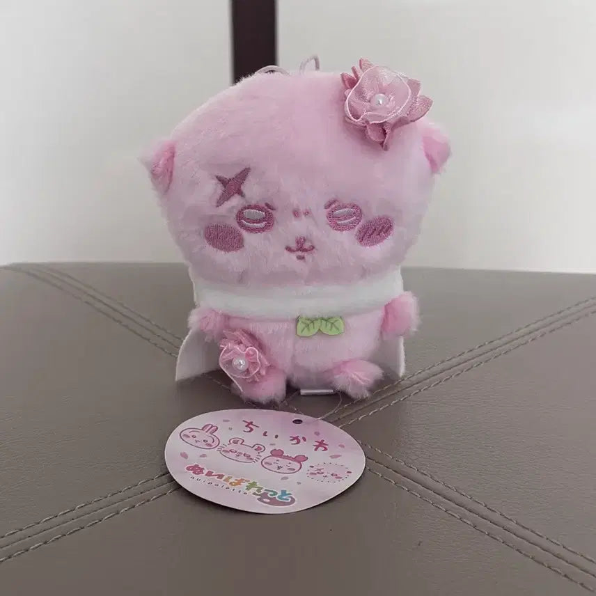 [BUNJANG] Chiikawa Rakko Cherry Blossom Parade Sakura Mascot Plush / 치이카와 랏코 벚꽃 퍼레이드 사쿠라 마스코트 인형 새상품