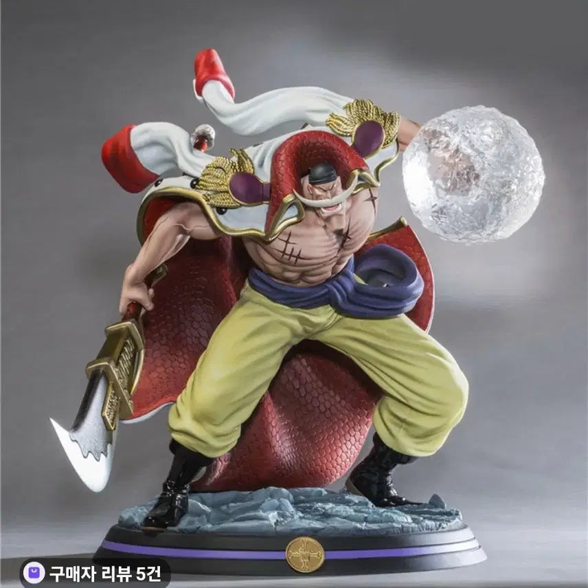 [BUNJANG] Whitebeard One Piece Super Large Figure / 50센치 5kg 대형 흰수염 레진 원피스 피규어