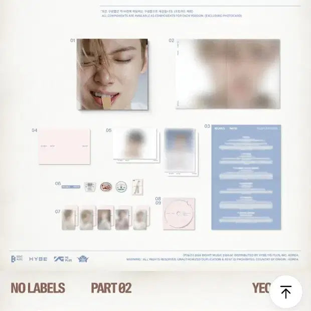 [BUNJANG] TXT Yeonjun NO LABELS: PART 02 Compact Version Set (POB Included) / 특전포함,미개봉)연준앨범노레이블즈2컴팩트버전테마3개풀세트바투 txt
